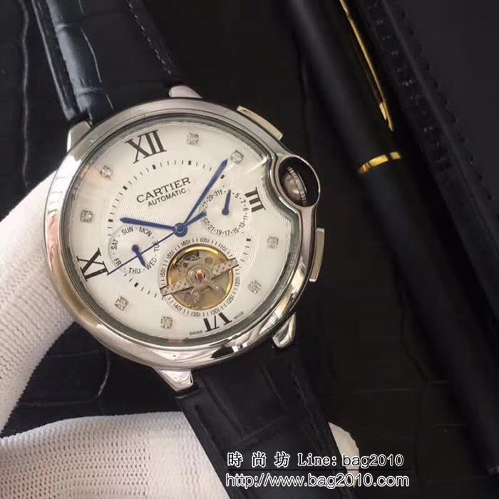 CARTIER卡地亞 熱賣精品 全自動機械 男士腕表 WSS2459